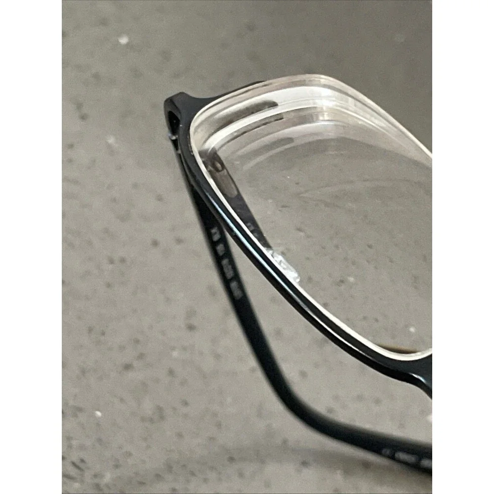 Levi Strauss Eyeglasses Frames ONLY LS108 52 18 135 BLK Half Rim Flex Black